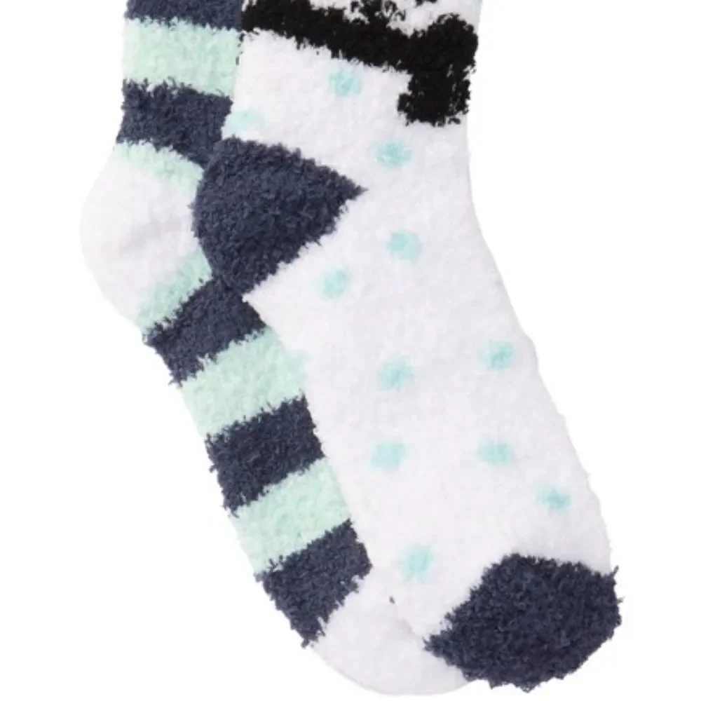 Free Press Fuzzy Socks Micro Crew Pack of 2